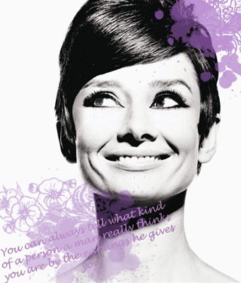 I have like this strange love with Audrey Hepburn