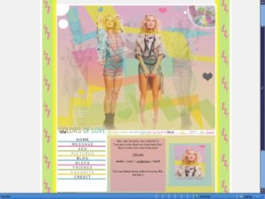 The colors of love - Get layout code