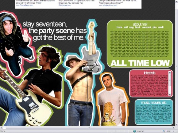 All Time Low is my favorite band so I wanted to make another layout