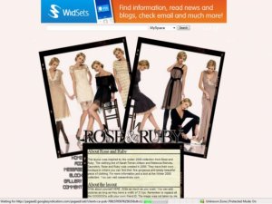 Rose and Ruby - Myspace Layouts