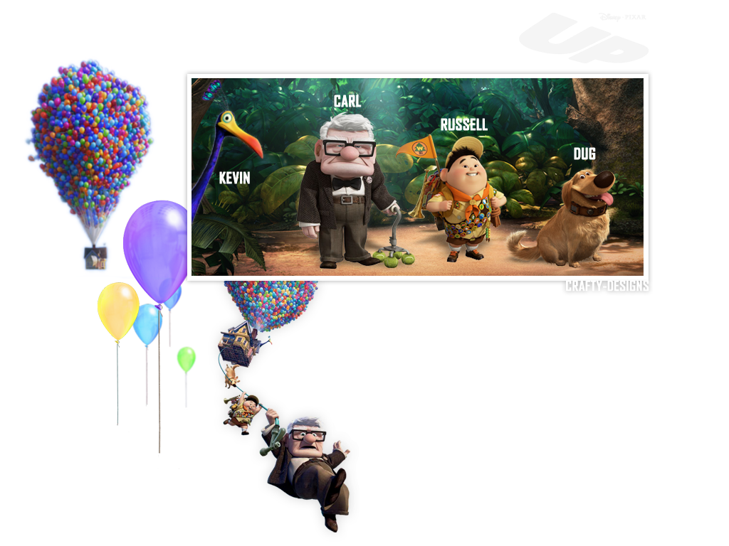 Pixar's Up - Myspace Layout Preview - CreateBlog