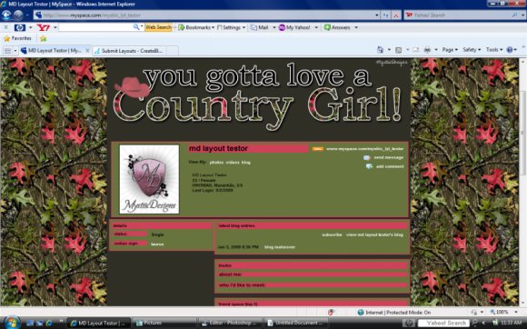country love  layouts