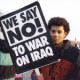 pre iraq war protest