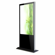Standing narrow LCD digital advertising signage