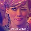 Hilary Duff: wink wink