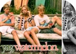 chopping on watermelon with gemma ward !