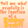 Rubber Duck?