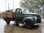 Green Vintage Car