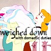 weighed down