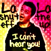 La la la, I can't hear you!