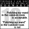 Hogwarts rules