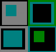 Slightly textured squares
