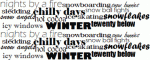 Winter plain text