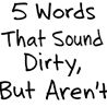 5 Dirty words