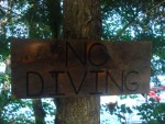 No Diving