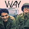 Mikey and Gerard Way