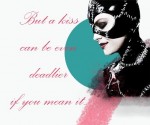 a kiss...