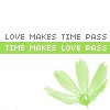 Love makes time pass
