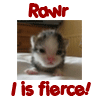 RAWR! I is fierce!