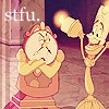Cogsworth and Lumière (stfu.)