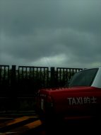 Taxi on the street