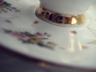 Tea cup of reflection