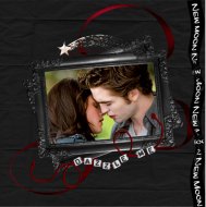 new moon scrapbook page