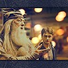 Harry and Dumbledore.