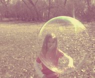 through this bubble