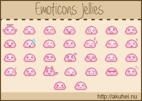 Jellies Emoticons