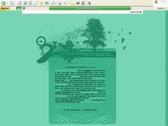 Random II - Xanga Layouts - CreateBlog