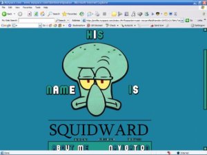 His name is Squidward
