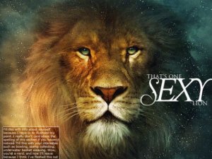 Aslan: that sexy lion