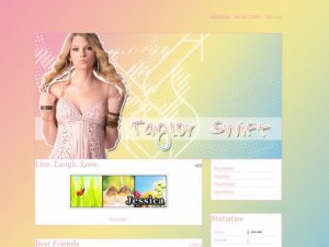 Taylor Swift: Pastel Rainbow