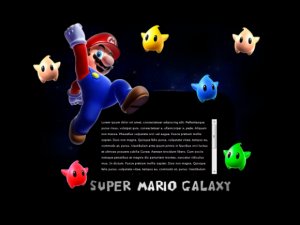 Super Mario Galaxy.