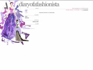 diary of a fashionista 