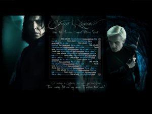 Malfoy & Snape