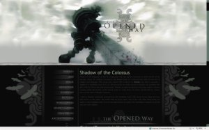 The Opened Way-Shadow of the Colossus