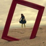 dress, beach, frame.