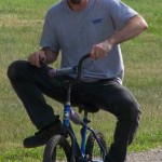 Fixing my sons bike.