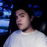 in the car