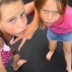me and my sis stephanie! GANGSTAS!
