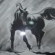 charcoal horse