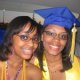 me and my sister on her graduation