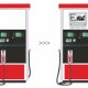 Gas pump tv advertising LCD screen