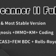 Full BMW E/F II Scanner V2018.12 E/F II scanner